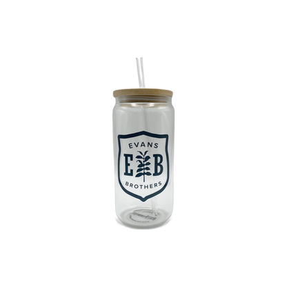 Pint Glass 16oz With Lid