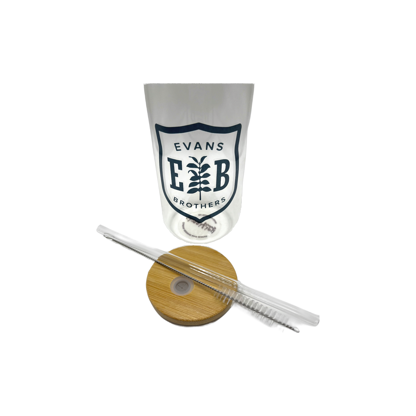 Pint Glass 16oz With Lid