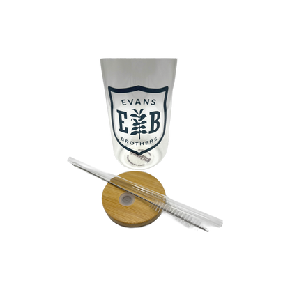 Pint Glass 16oz With Lid